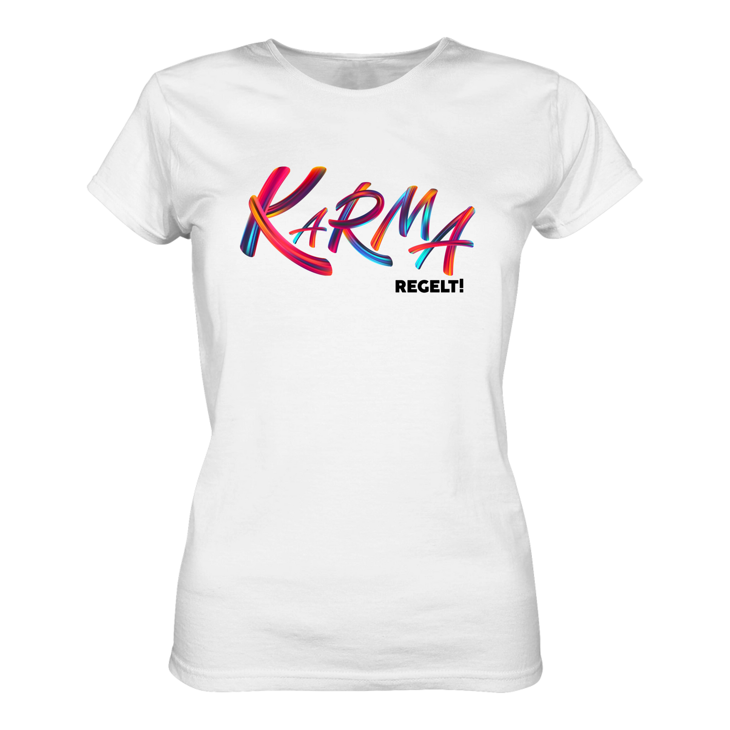 Karma regelt T-Shirt tailliert - Grafikmagie S / White
