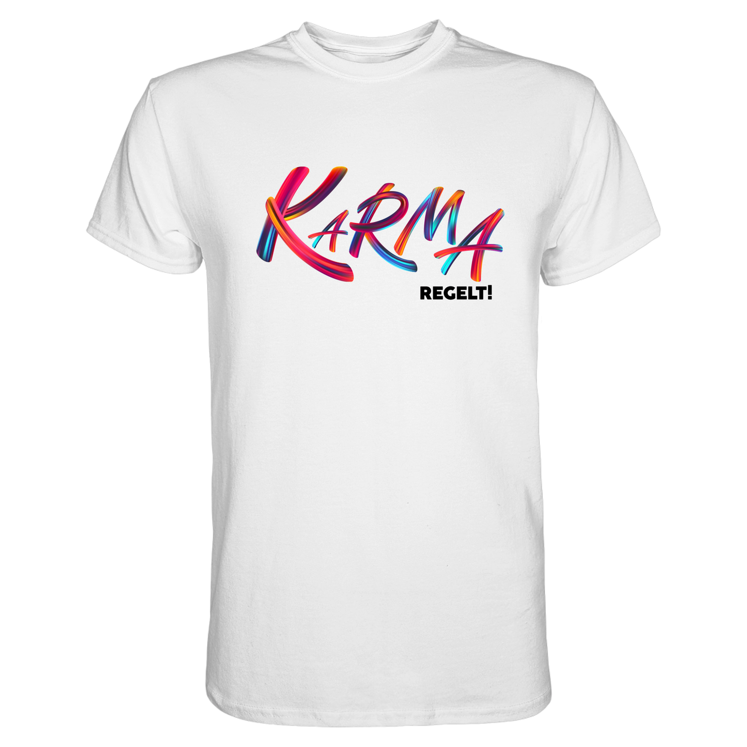 Karma regelt T-Shirt - Grafikmagie S / White