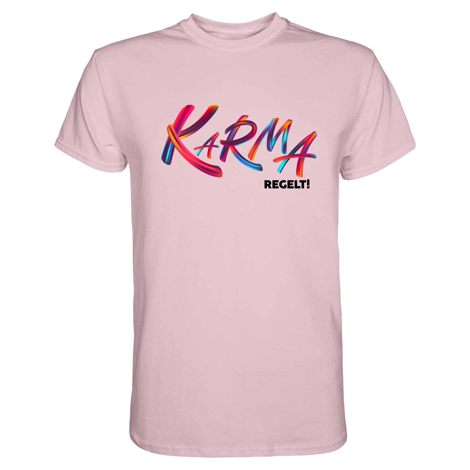 Karma regelt T-Shirt - Grafikmagie S / Rose