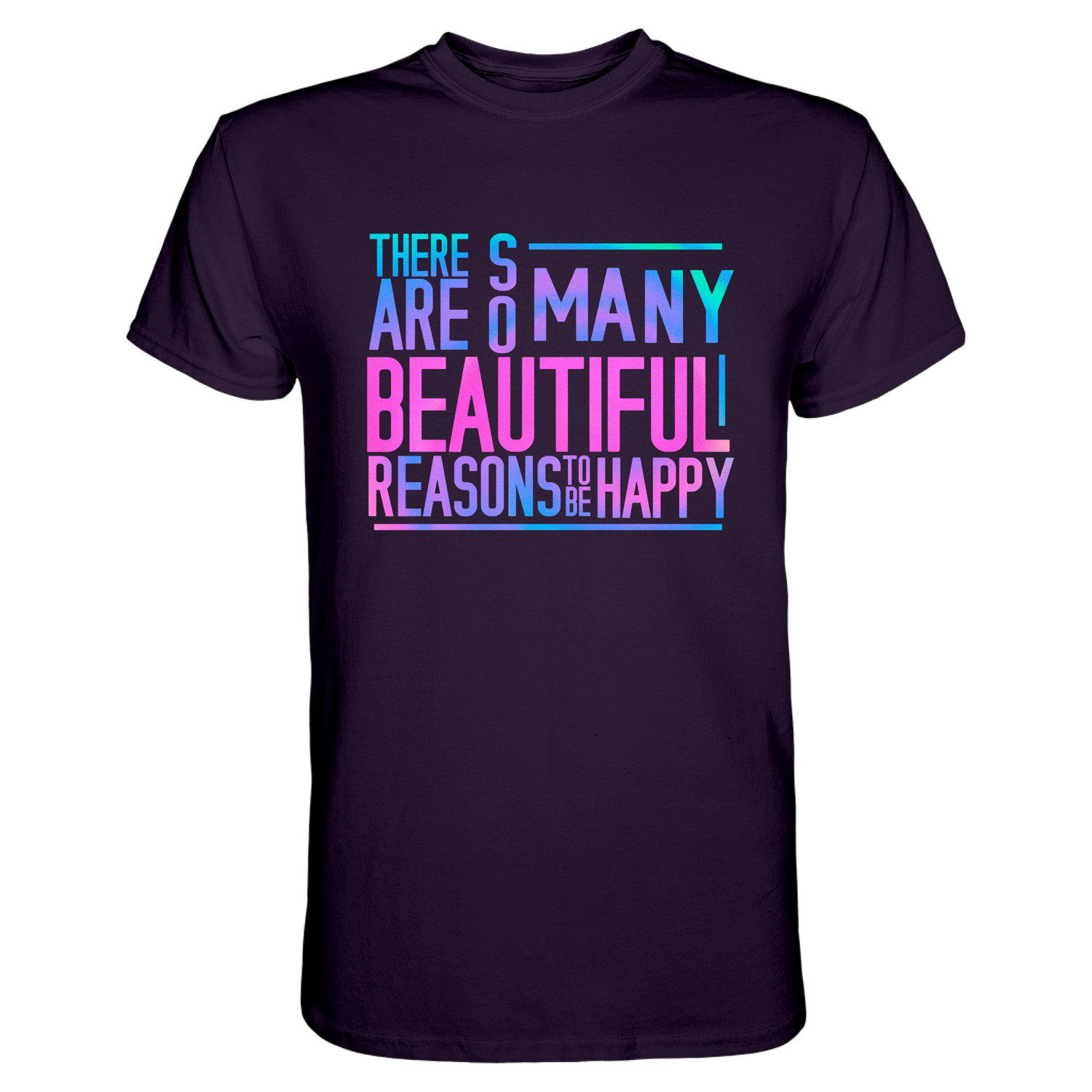 So many reasons...T-Shirt - Grafikmagie S / Aubergine