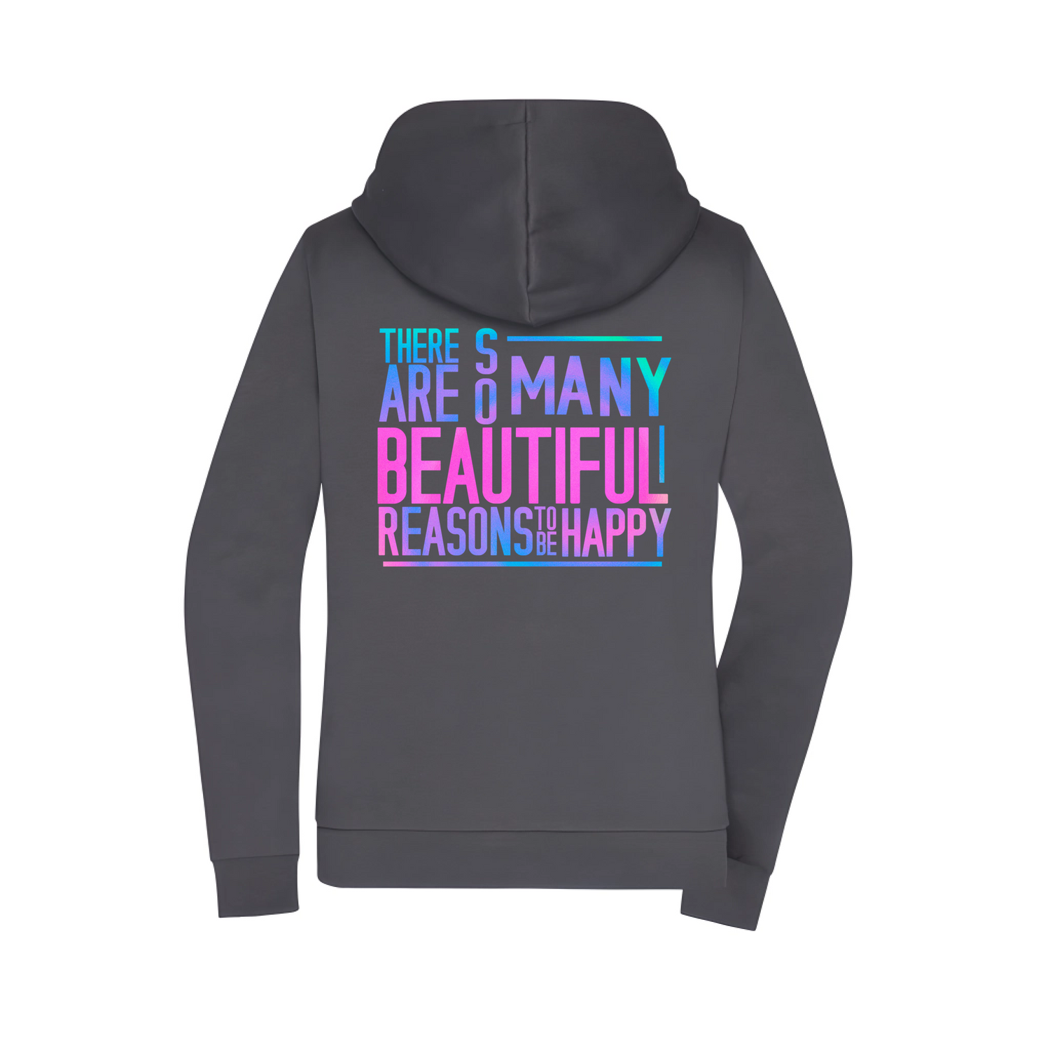 So many reasons...Damen Zipper - Grafikmagie XS / Graphite