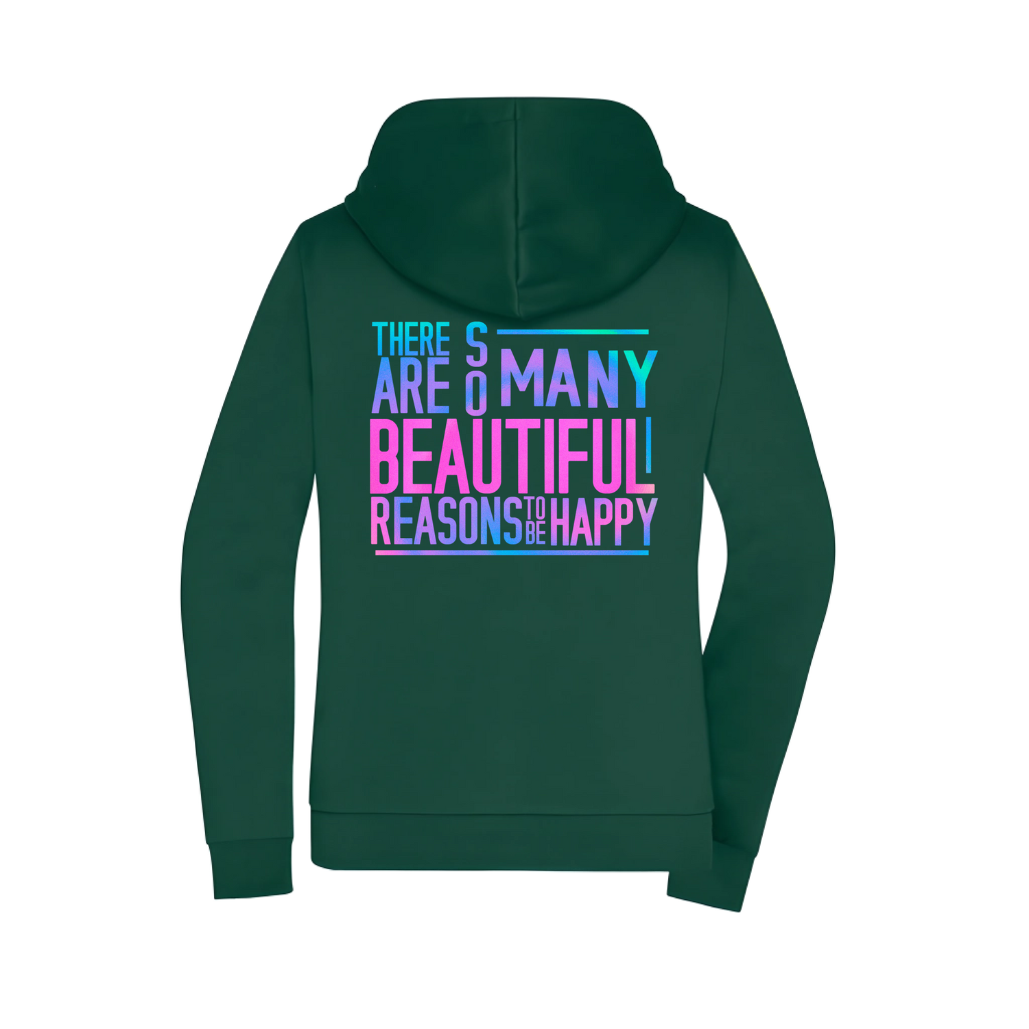 So many reasons...Damen Zipper - Grafikmagie XS / Dark Green