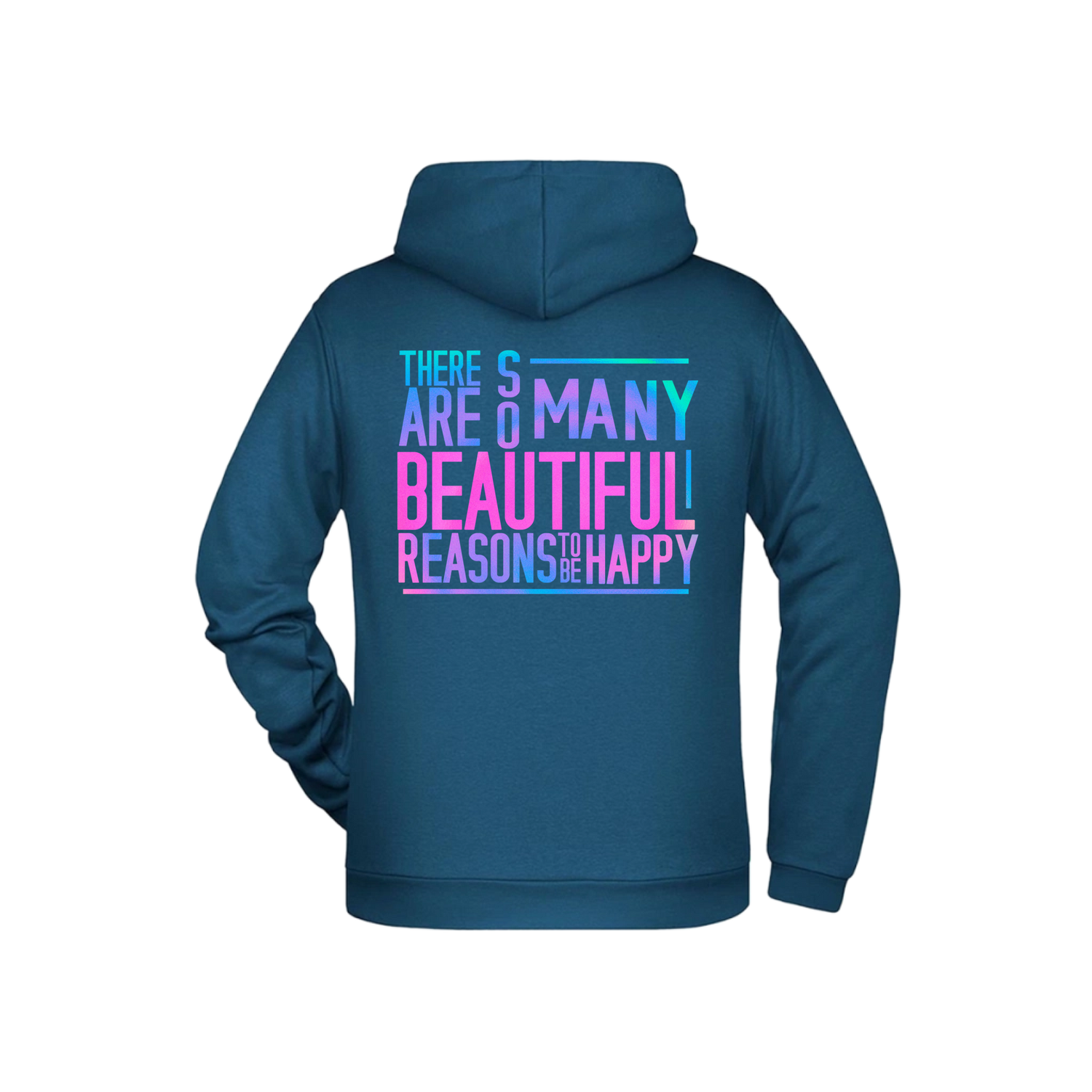 So many beautiful reasons .... Herren Zipper - Grafikmagie S / Petrol