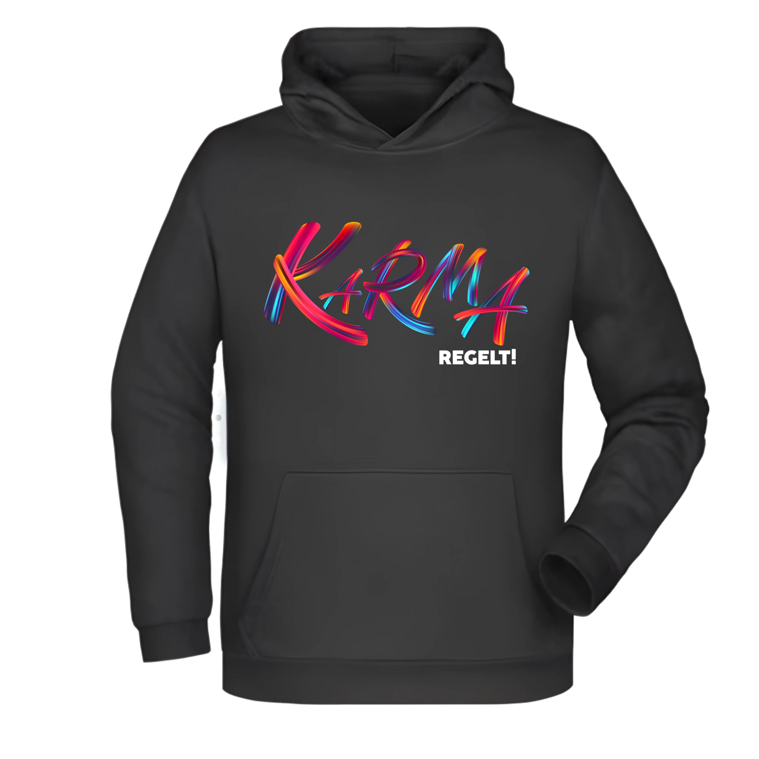 Karma regelt Herren Hoodie - Grafikmagie XS / Black