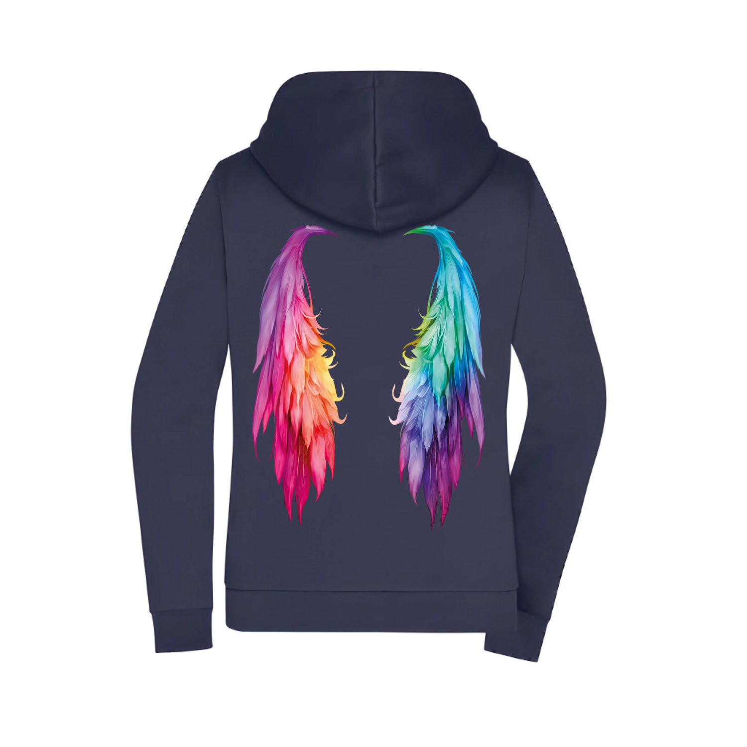 Flügel Damen Zipper - Grafikmagie XS / Navy