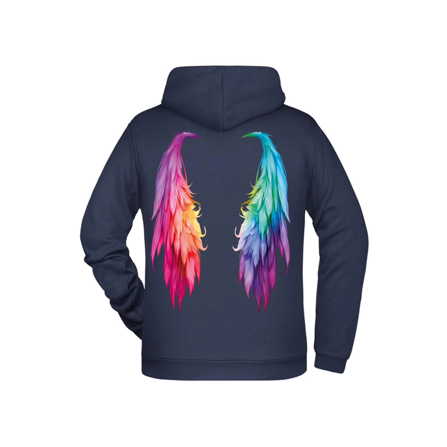 Flügel Herren Zipper - Grafikmagie S / Navy