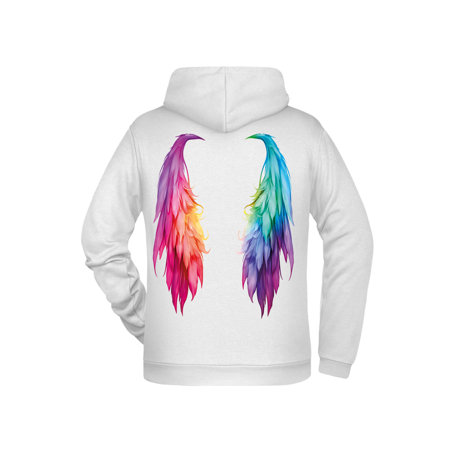 Flügel Herren Zipper - Grafikmagie S / White