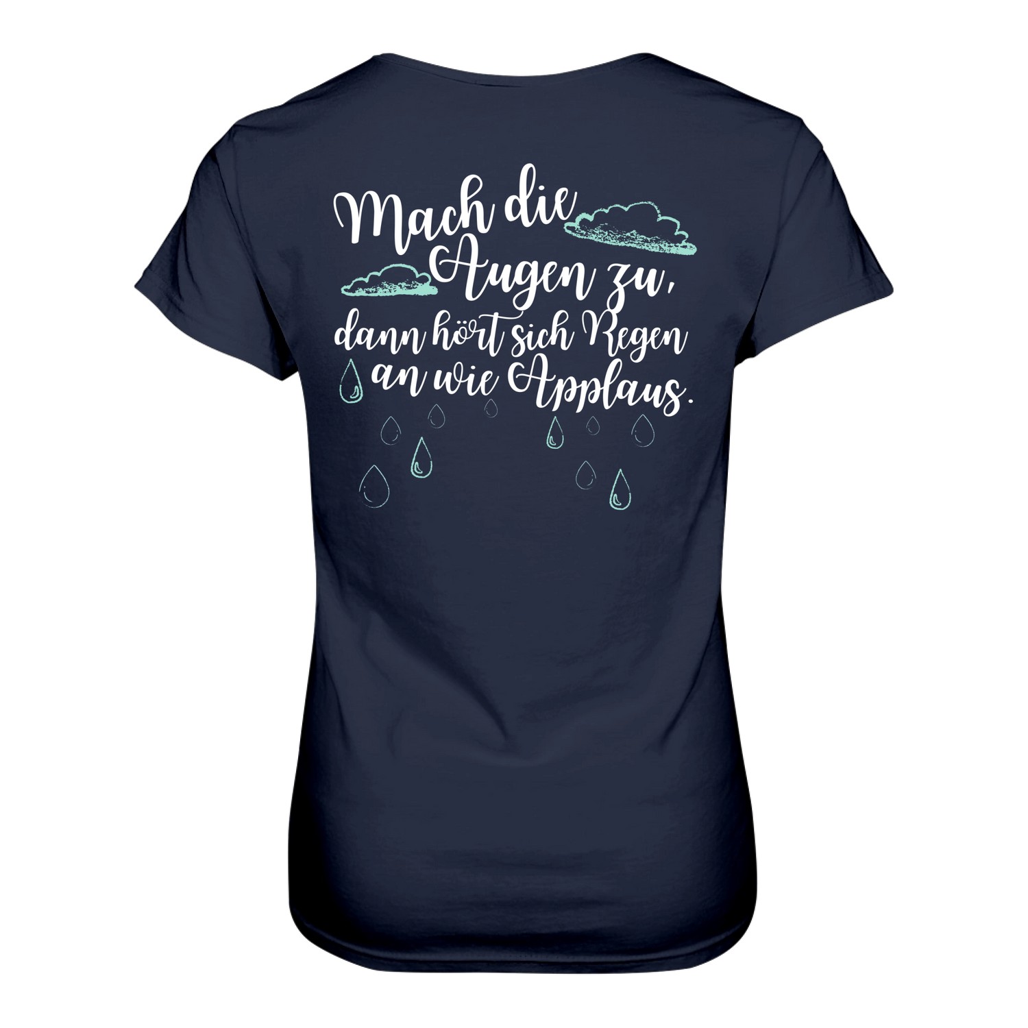 Mach die Augen zu... T-Shirt tailliert - Grafikmagie S / Navy