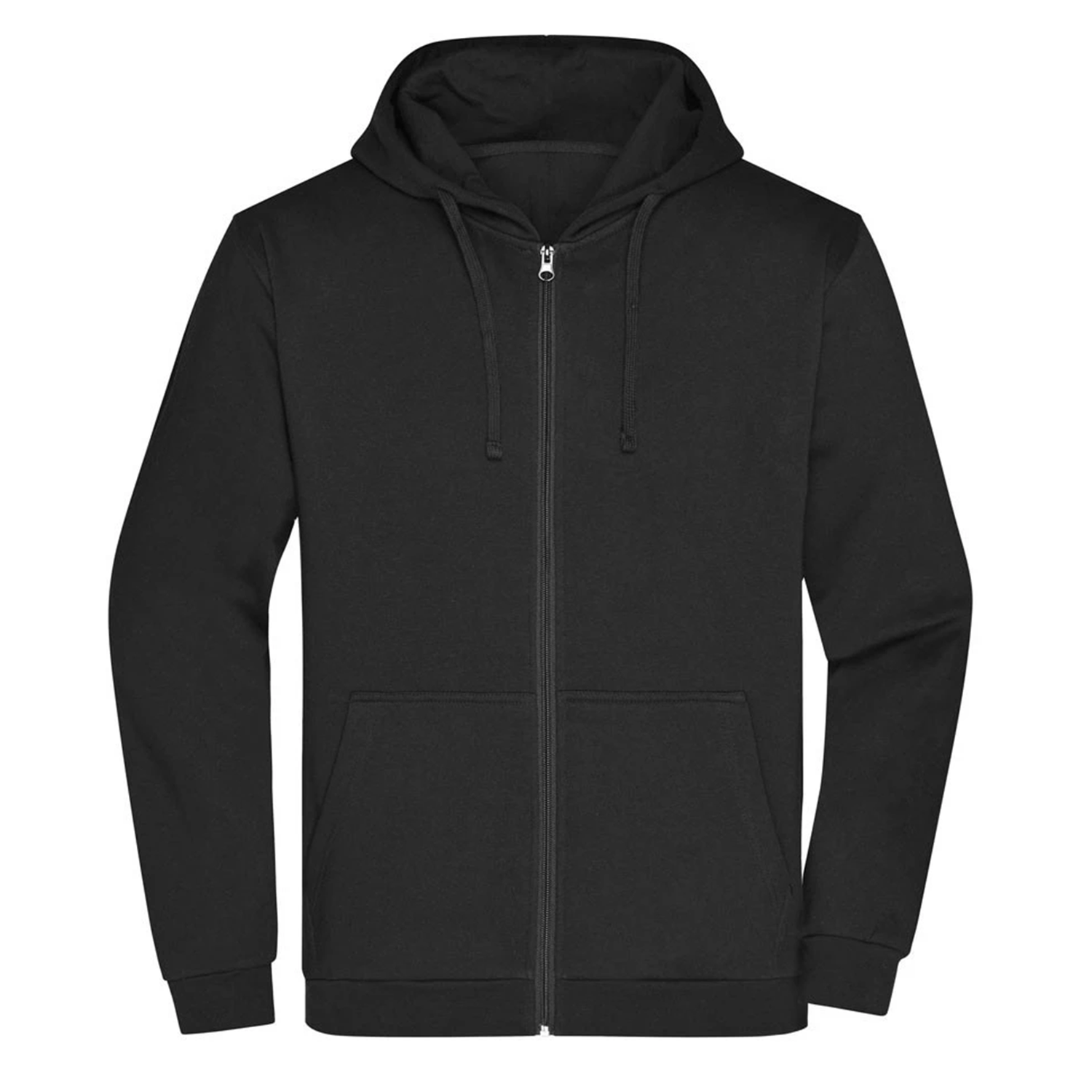Ich hoffe heute passiert... Herren Zipper - Grafikmagie XS / Black
