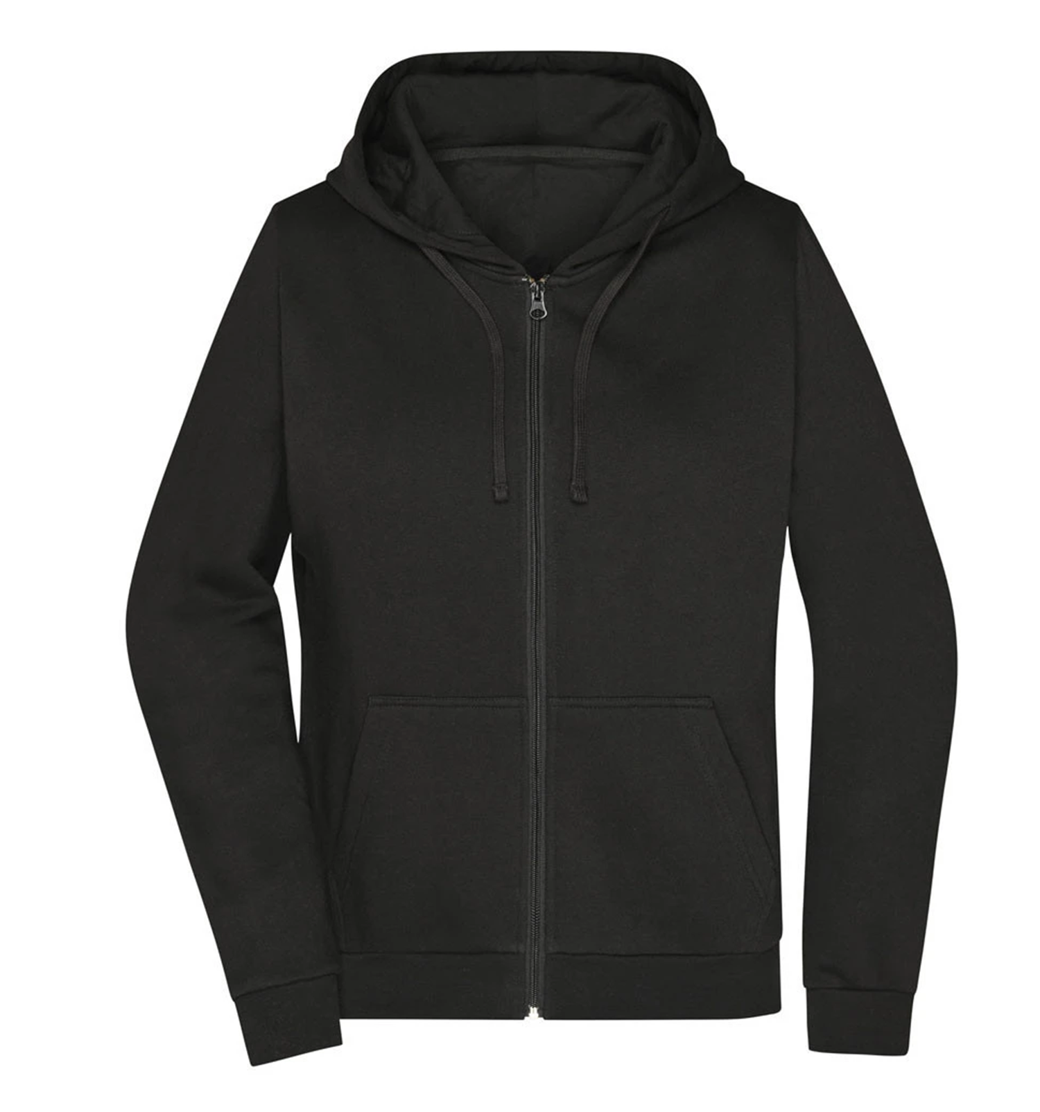 Ich hoffe heute passiert... Damen Zipper - Grafikmagie XS / Black