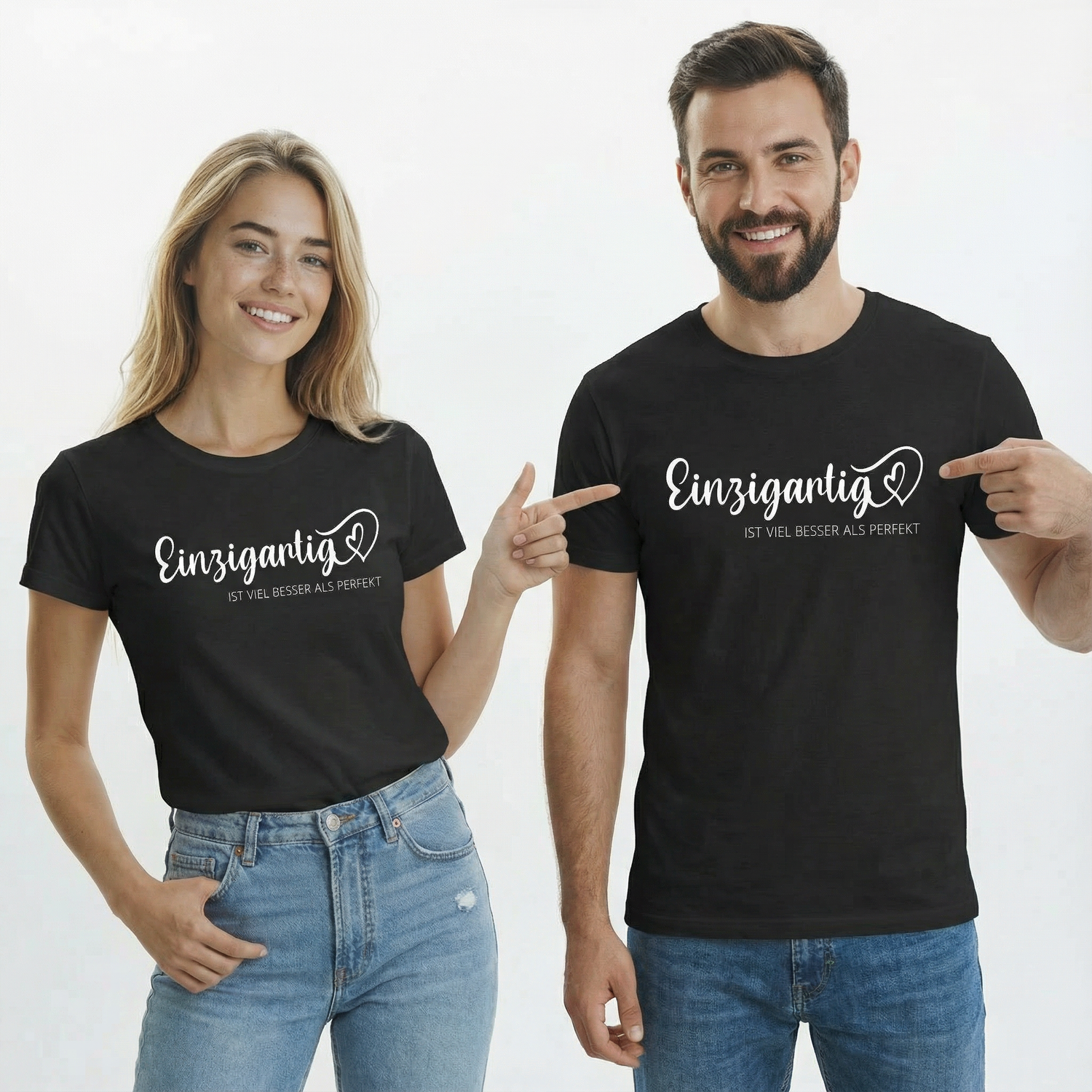 Einzigartig ist viel besser... T-Shirt - Grafikmagie S / Black