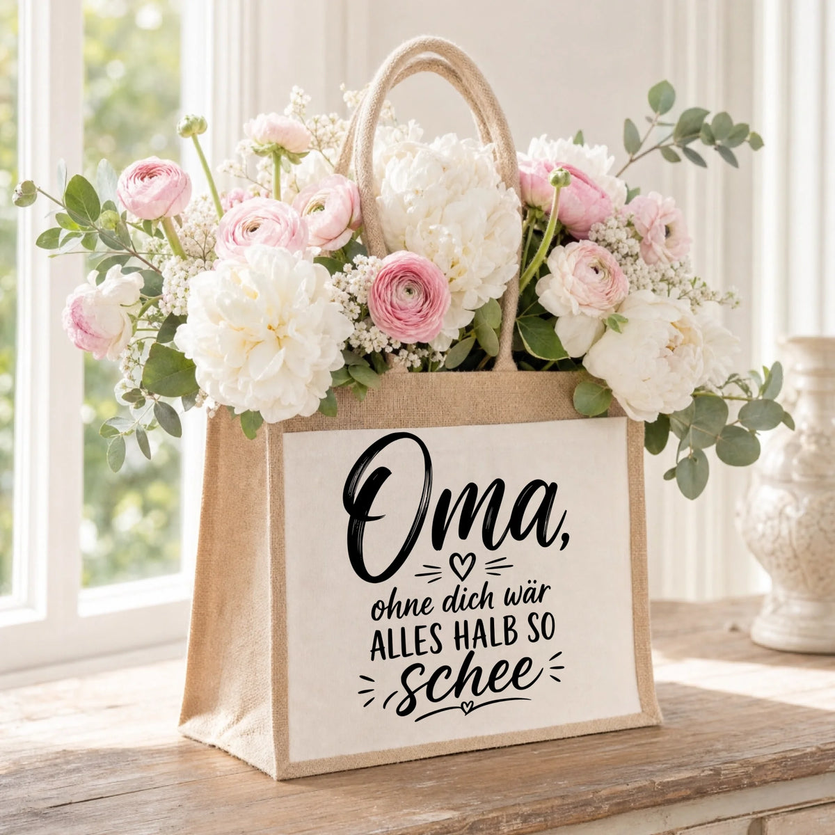 Oma Ohne dich... Jute Dasch