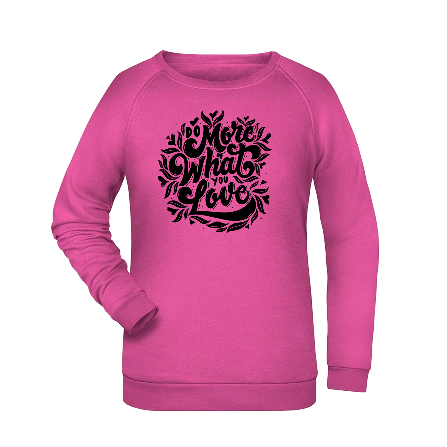 Do more... Damen Sweatshirt - Grafikmagie XS / Pink