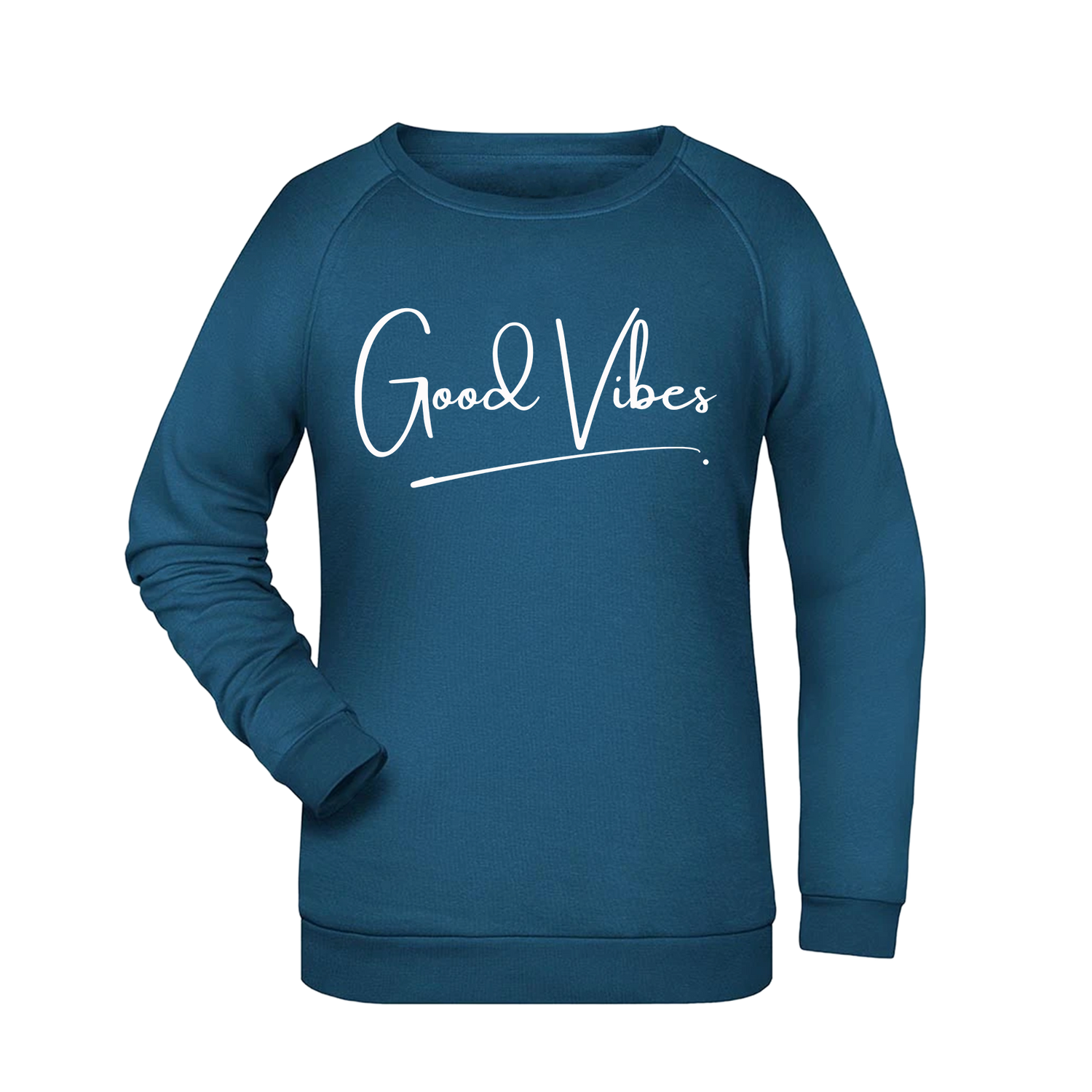 Good Vibes Damen Sweatshirt - Grafikmagie XS / Petrol