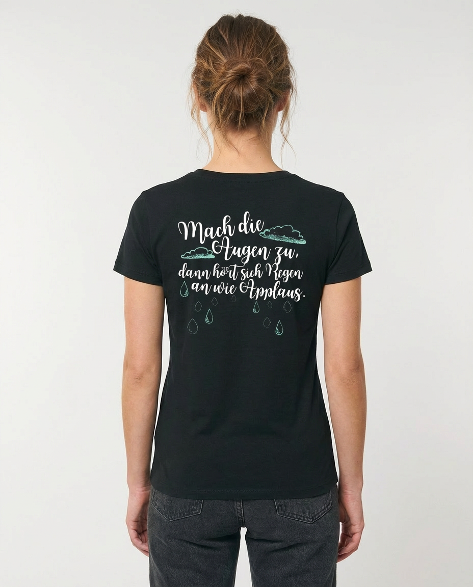 Mach die Augen zu... T-Shirt tailliert - Grafikmagie S / Black