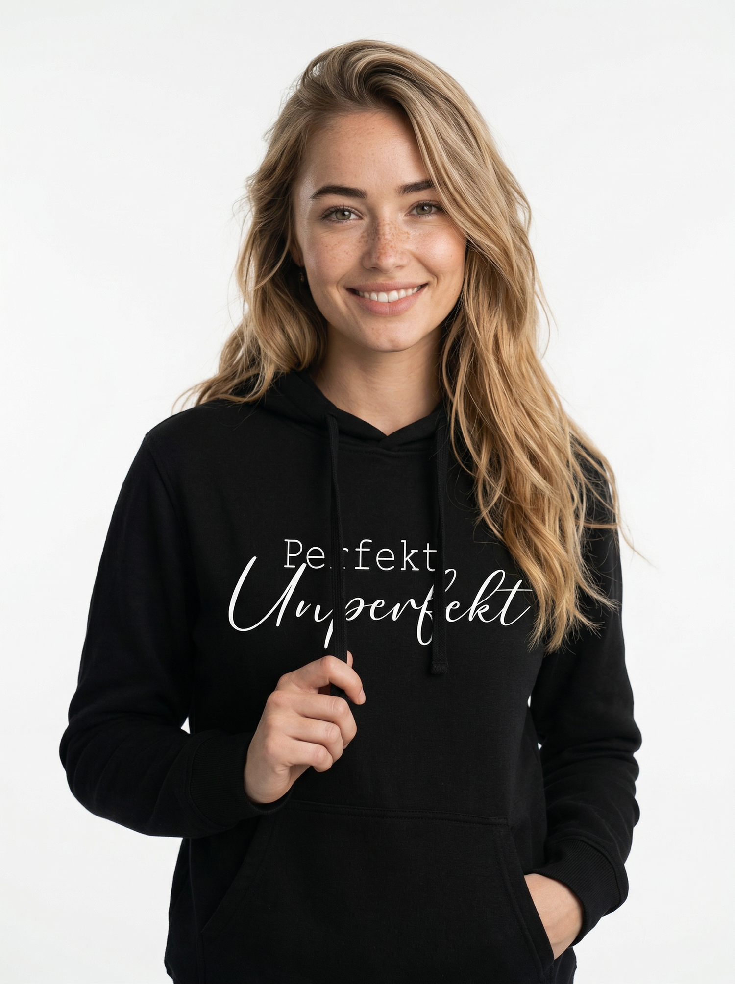 Perfekt Unperfekt Damen Hoodie - Grafikmagie XS / Black