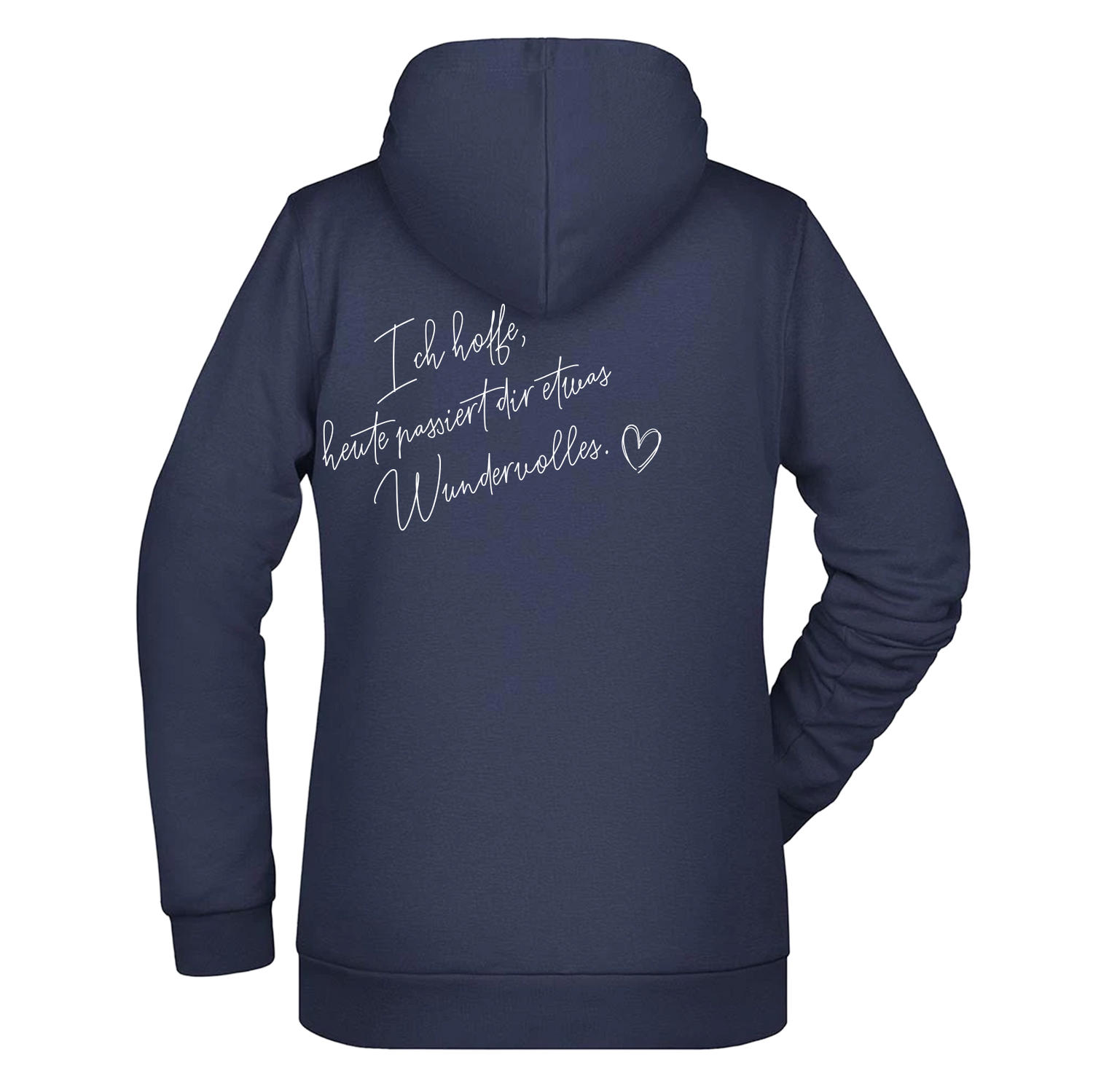 Ich hoffe heute passiert... Damen Hoodie - Grafikmagie XS / Navy