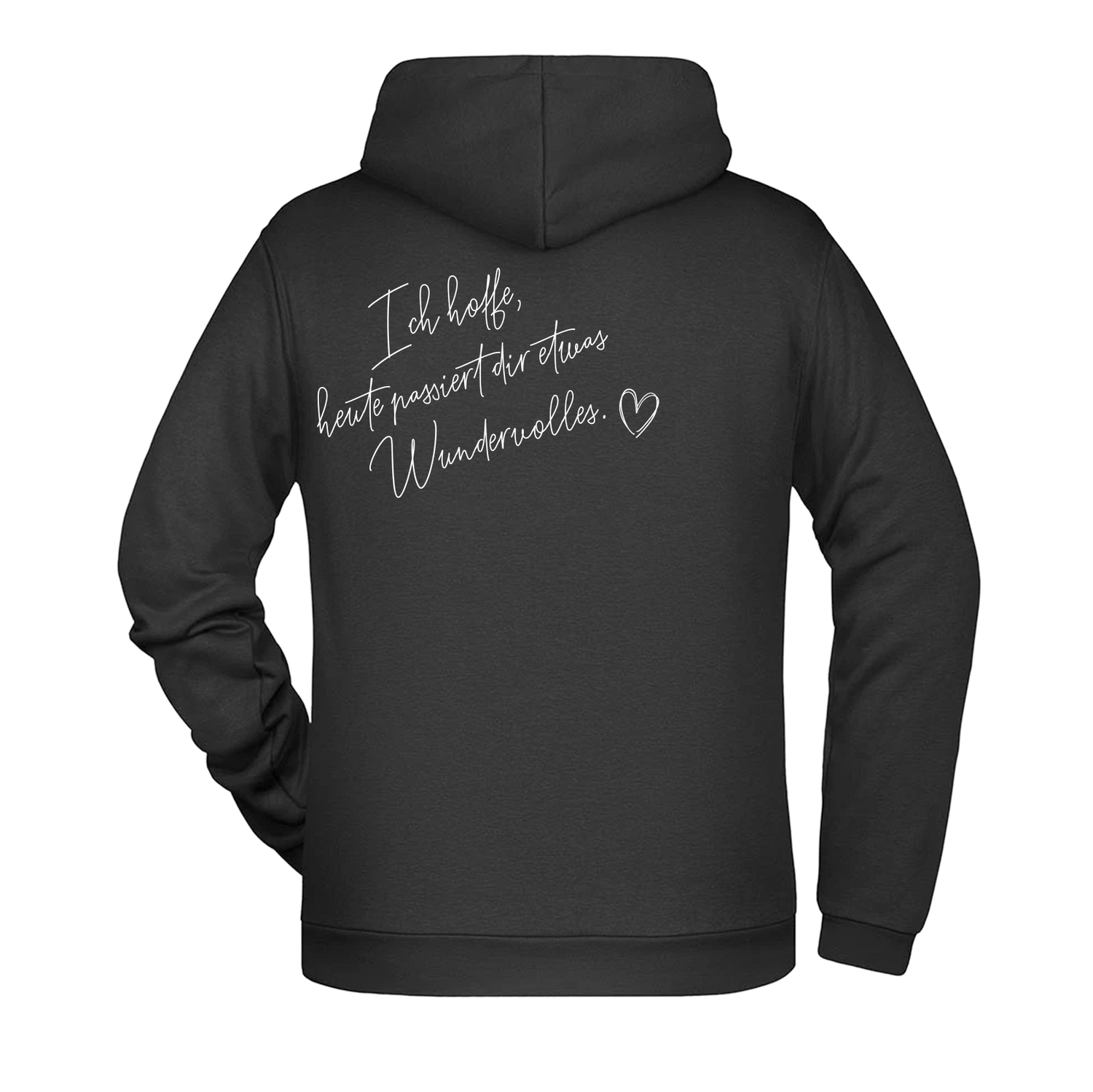 Ich hoffe heute passiert... Herren Hoodie - Grafikmagie XS / Black