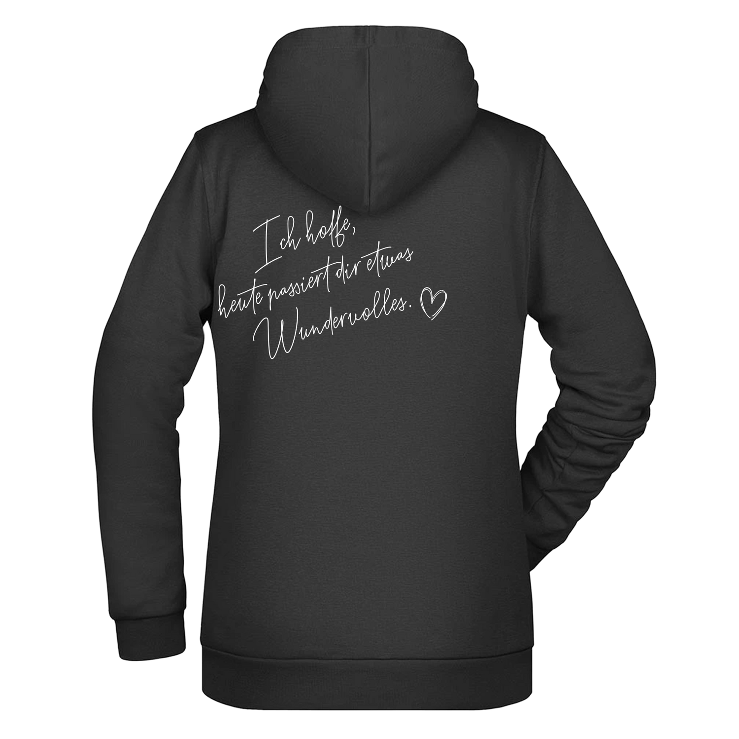 Ich hoffe heute passiert... Damen Hoodie - Grafikmagie XS / Black