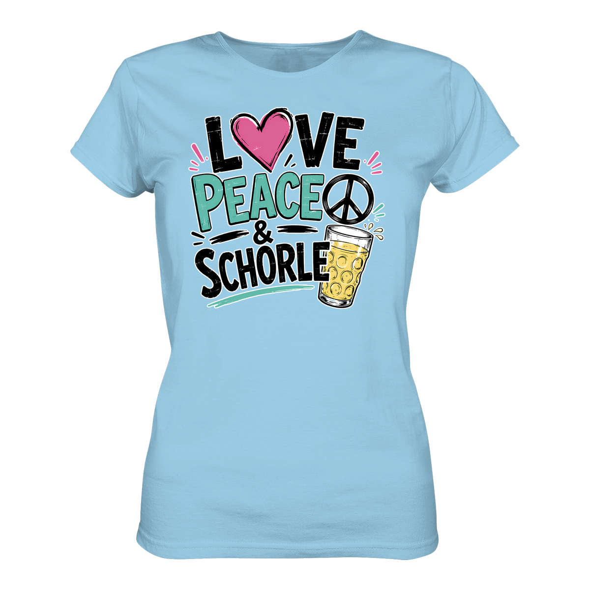 Love Peace and Schorle T-Shirt
