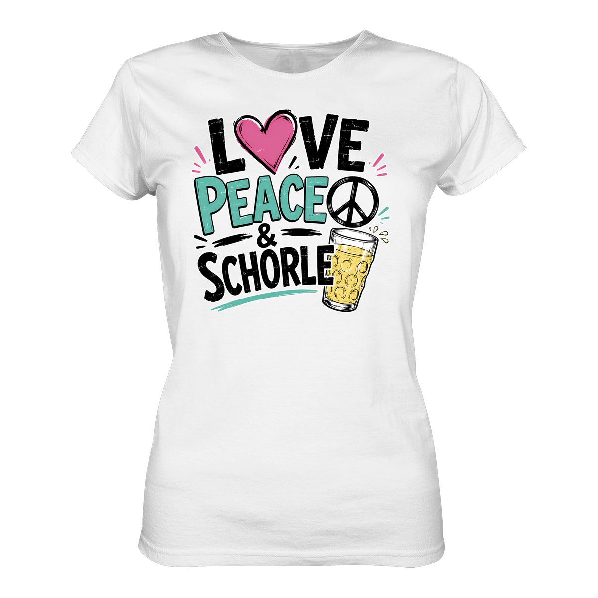 Love Peace and Schorle T-Shirt