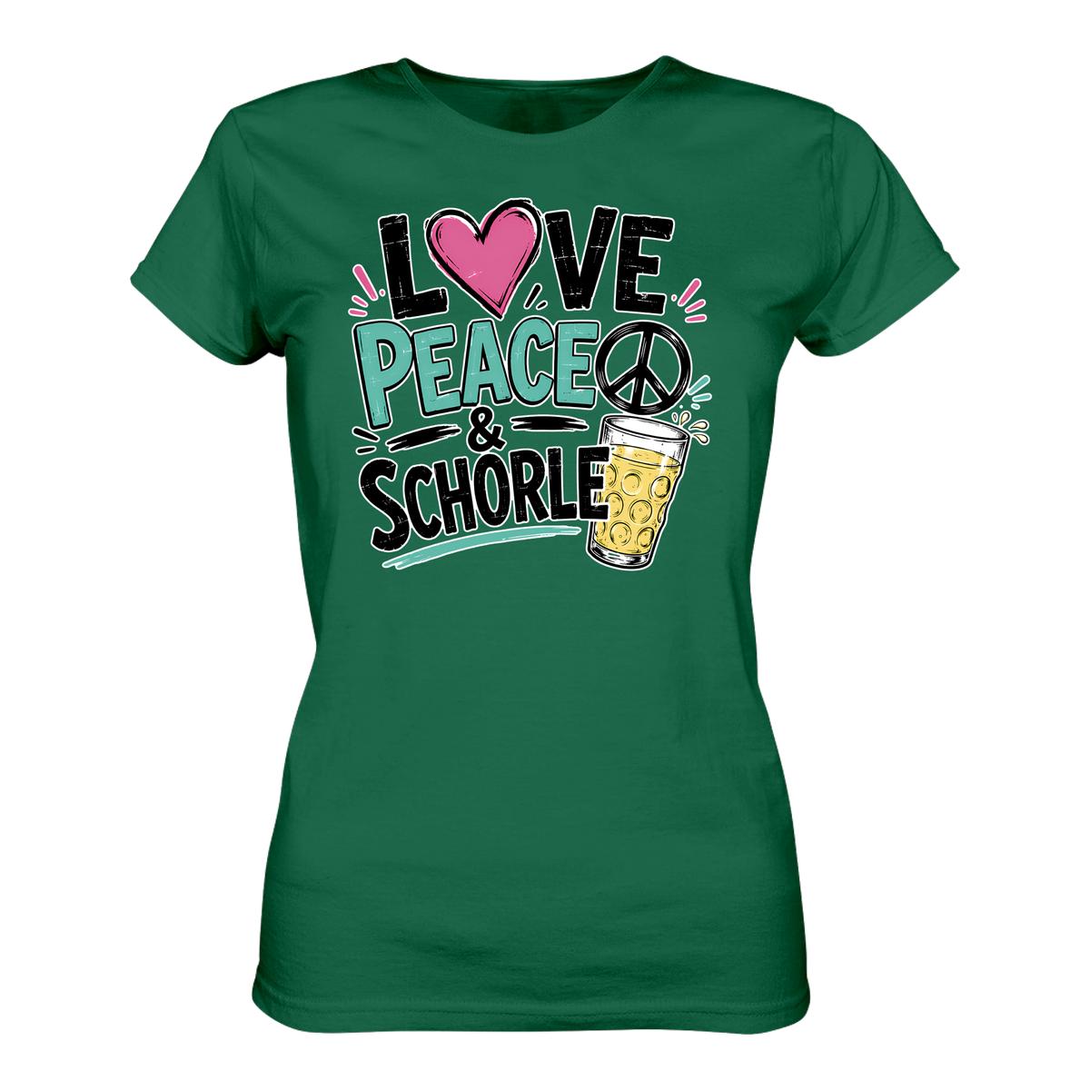 Love Peace and Schorle T-Shirt