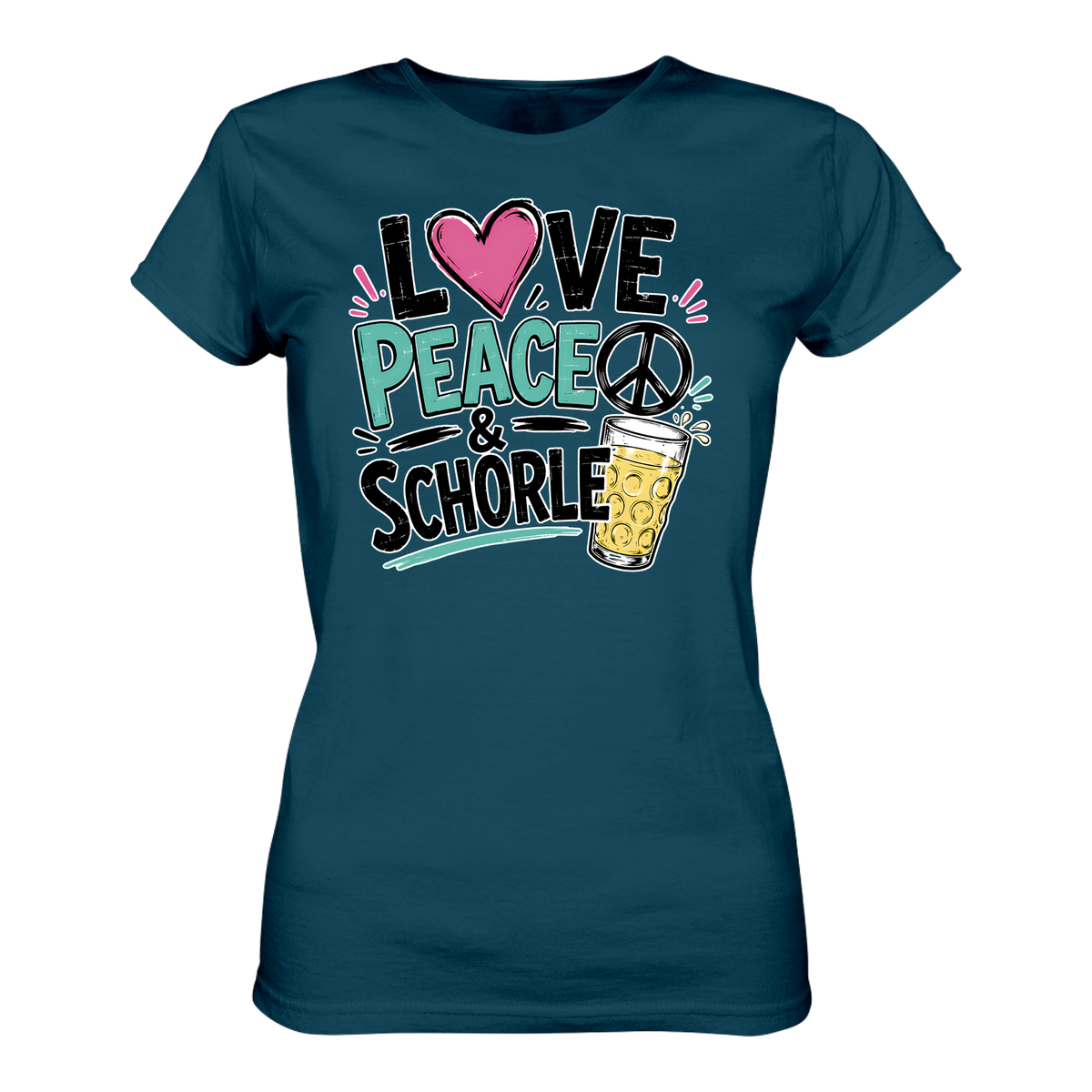 Love Peace and Schorle T-Shirt