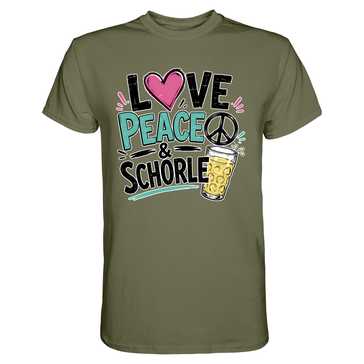 Love Peace and Schorle T-Shirt