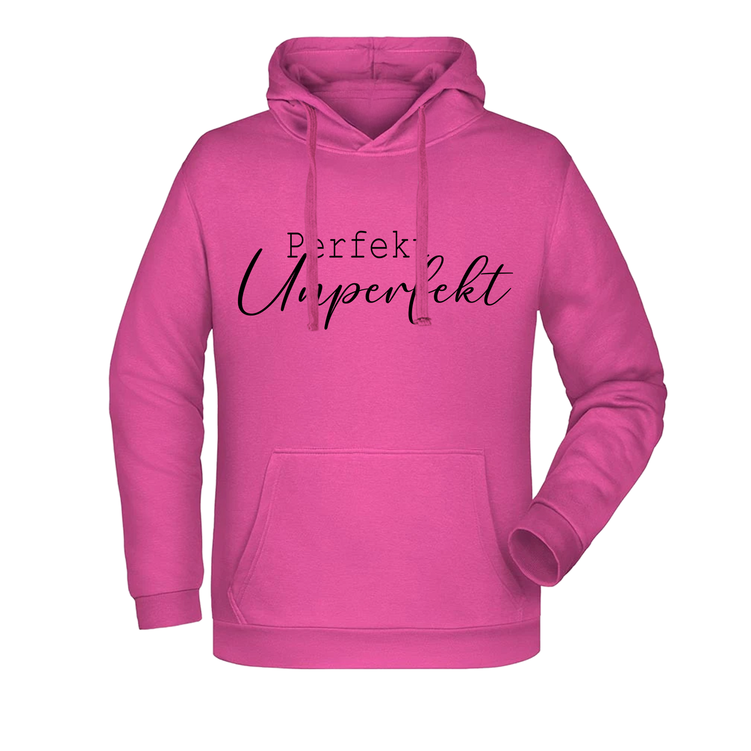 Perfekt Unperfekt Damen Hoodie - Grafikmagie XS / Pink