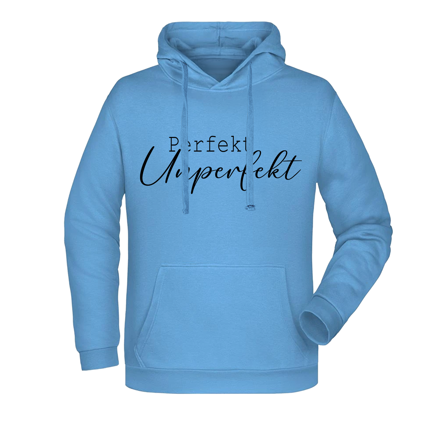 Perfekt Unperfekt Damen Hoodie - Grafikmagie XS / Sky Blue
