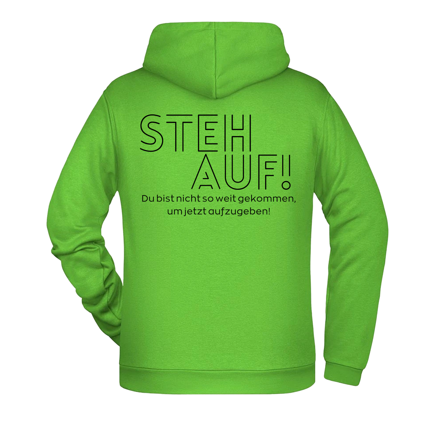 Steh Auf! Herren Hoodie - Grafikmagie XS / Lime Green