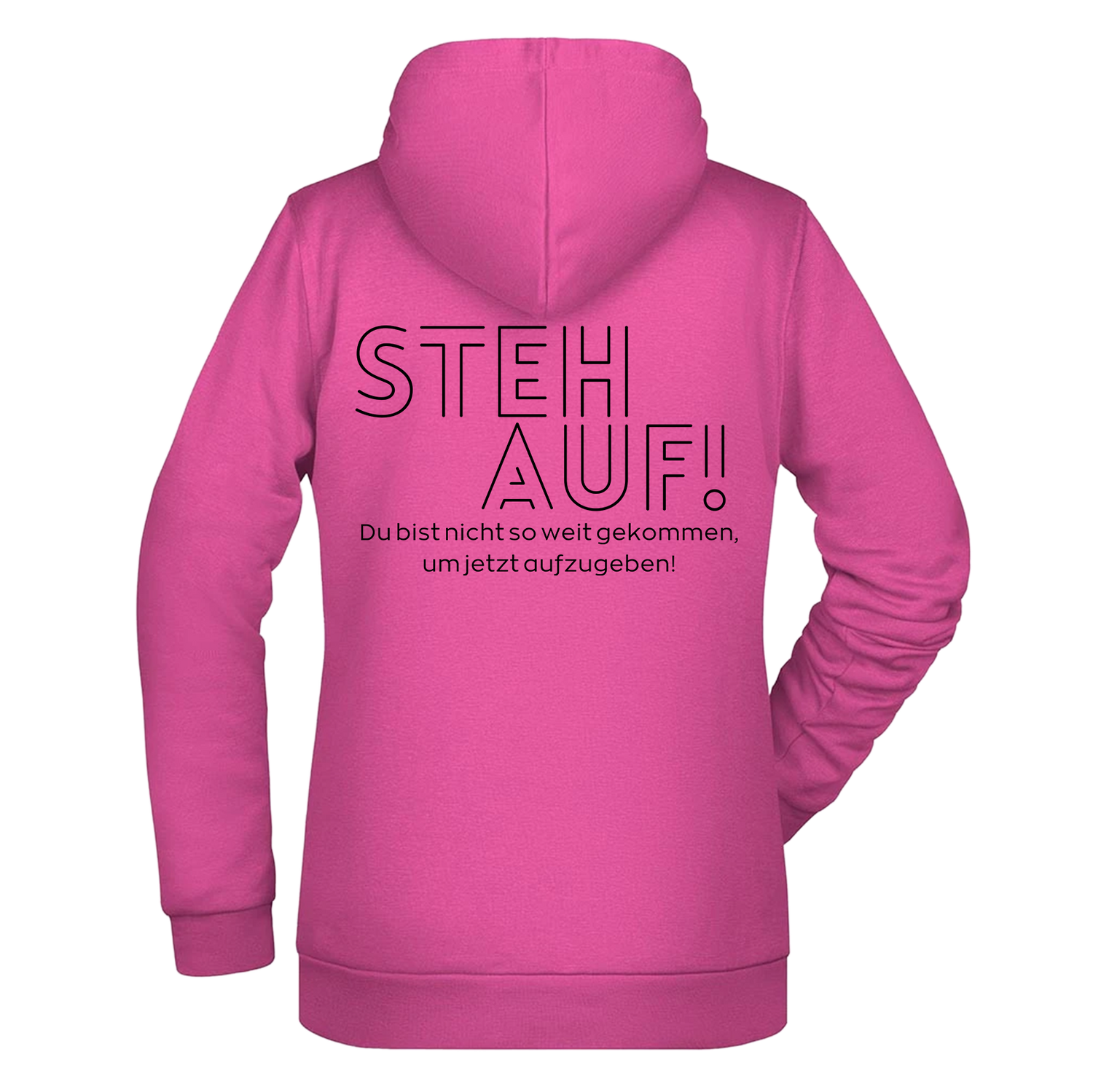 Steh Auf! Damen Hoodie - Grafikmagie XS / Pink