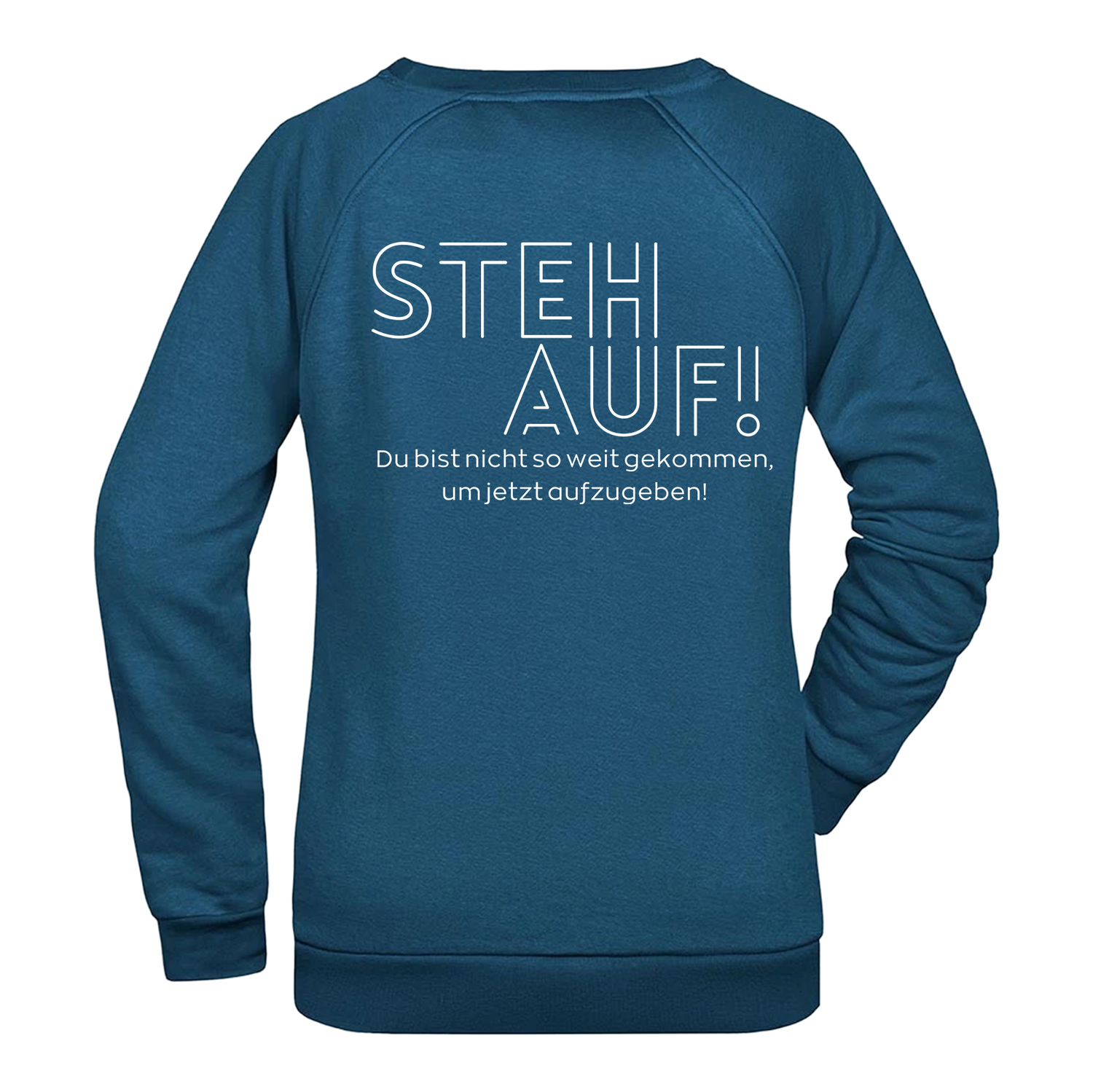 Steh Auf! Damen Sweatshirt - Grafikmagie XS / Petrol