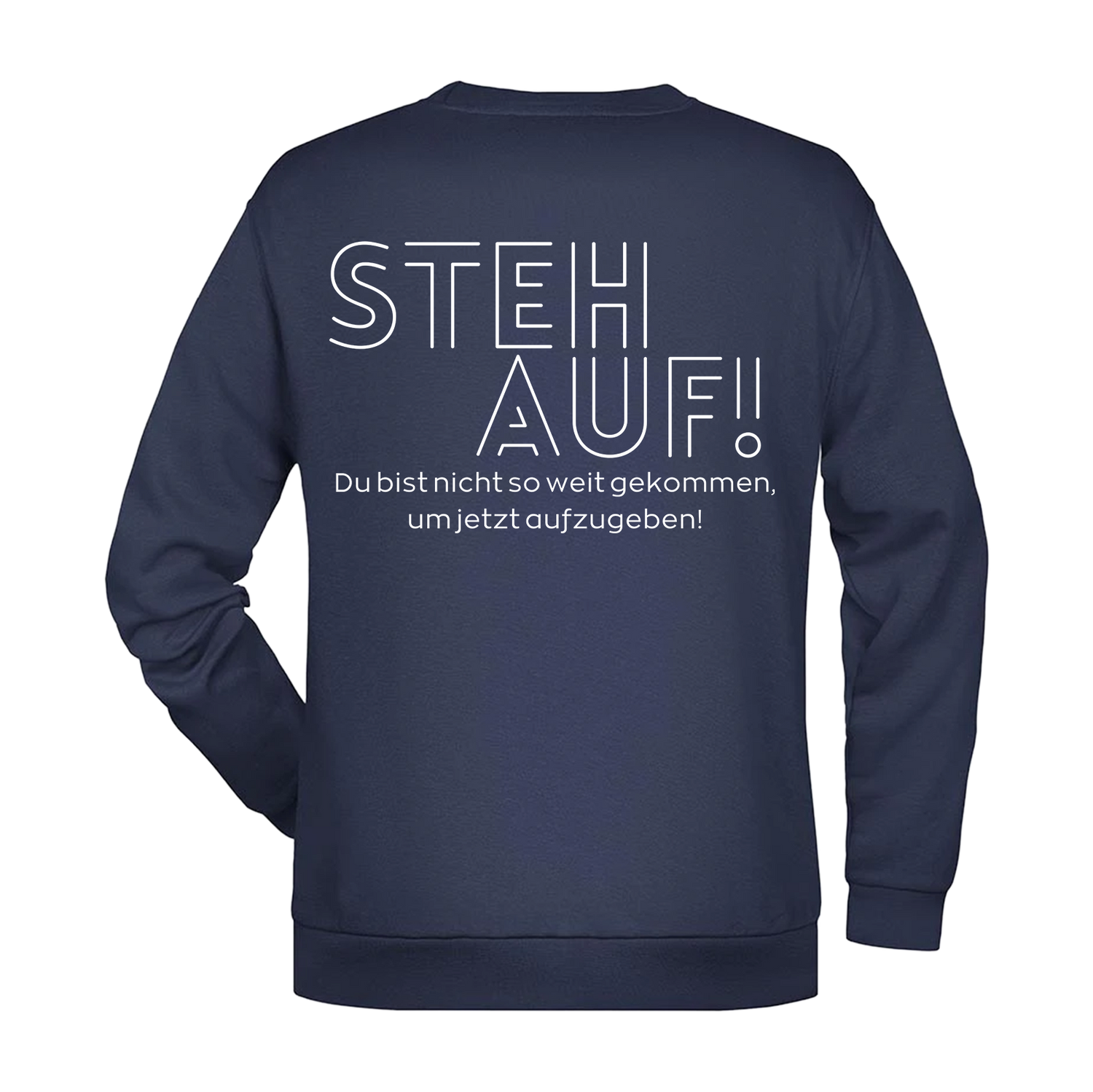 Steh Auf! Herren Sweatshirt - Grafikmagie S / Navy