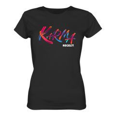 Karma regelt T-Shirt tailliert - Grafikmagie S / Black