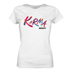 Karma regelt T-Shirt tailliert - Grafikmagie S / White
