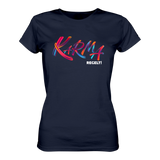 Karma regelt T-Shirt tailliert - Grafikmagie S / Navy