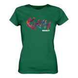 Karma regelt T-Shirt tailliert - Grafikmagie S / Dark Green