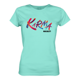 Karma regelt T-Shirt tailliert - Grafikmagie S / Mint