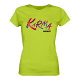 Karma regelt T-Shirt tailliert - Grafikmagie S / Acid yellow