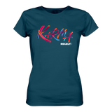 Karma regelt T-Shirt tailliert - Grafikmagie S / Petrol