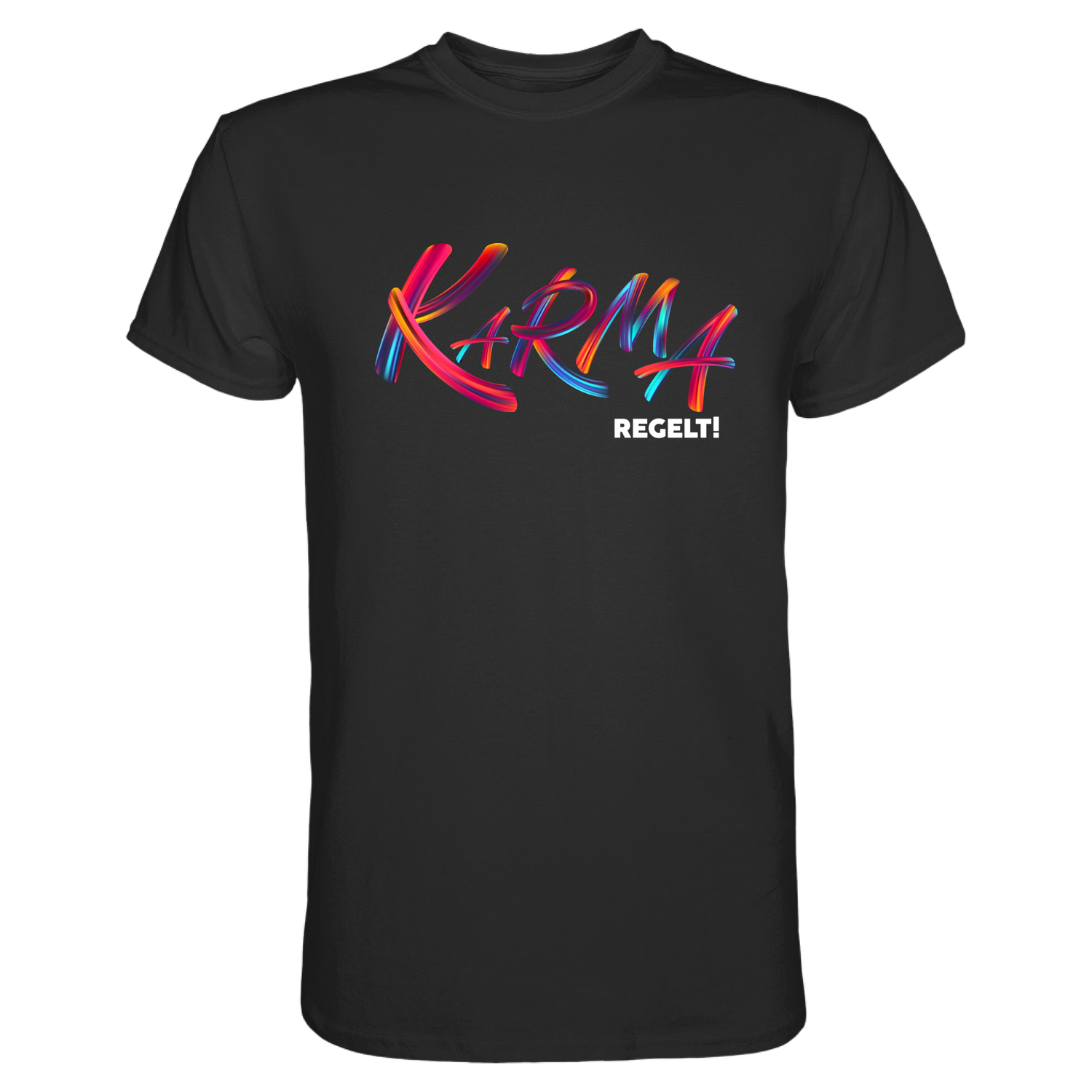 Karma regelt T-Shirt - Grafikmagie S / Black