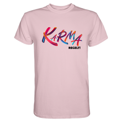 Karma regelt T-Shirt - Grafikmagie S / Rose