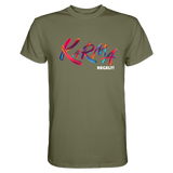 Karma regelt T-Shirt - Grafikmagie S / Olive