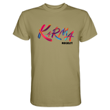 Karma regelt T-Shirt - Grafikmagie S / Khaki