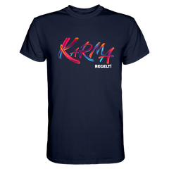 Karma regelt T-Shirt - Grafikmagie S / Navy