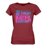 So many reasons... T-Shirt tailliert - Grafikmagie S / Wine
