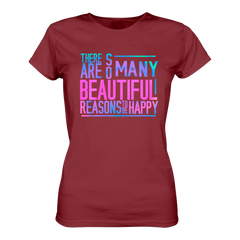 So many reasons... T-Shirt tailliert - Grafikmagie S / Wine