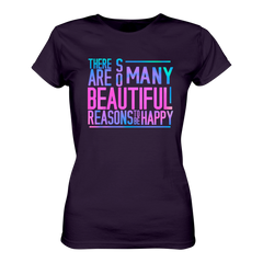 So many reasons... T-Shirt tailliert - Grafikmagie S / Aubergine