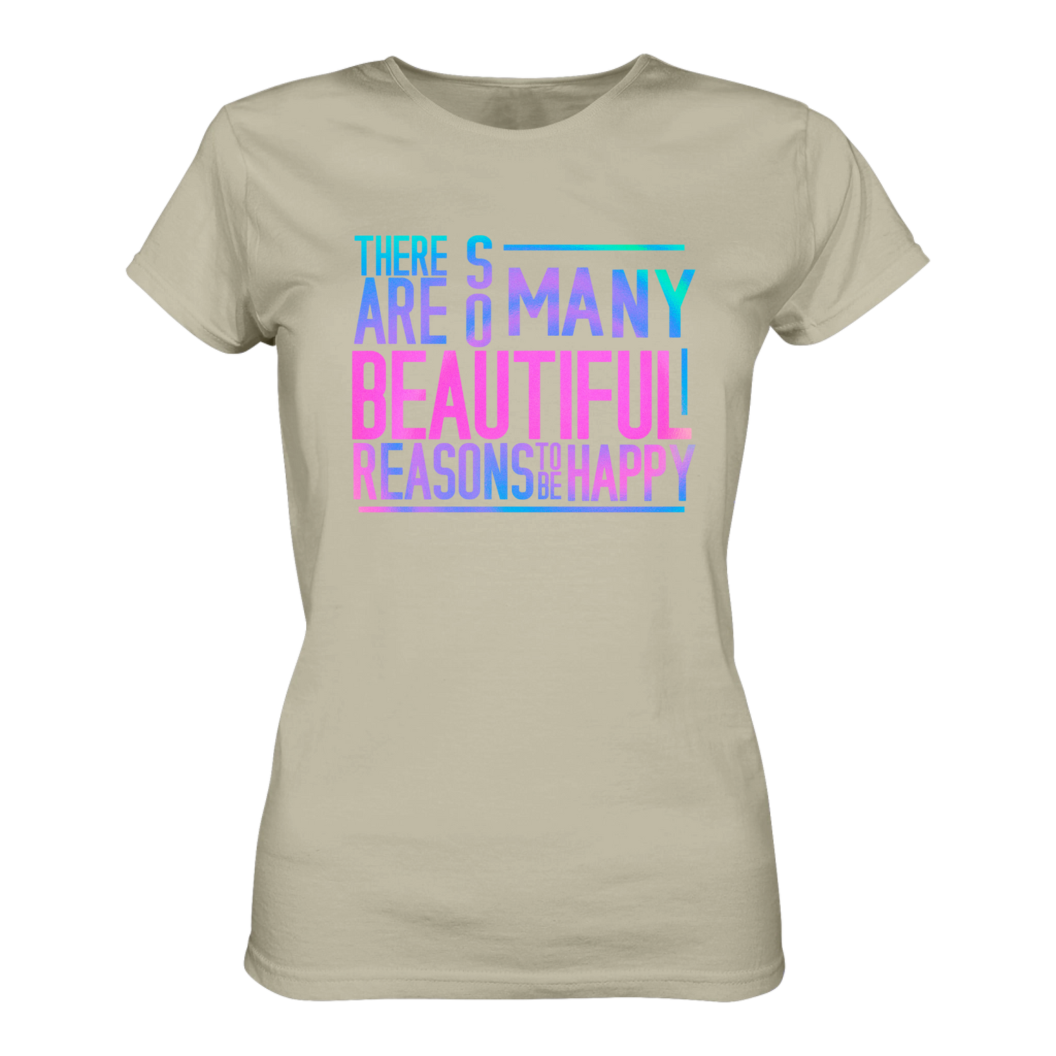 So many reasons... T-Shirt tailliert - Grafikmagie S / Stone